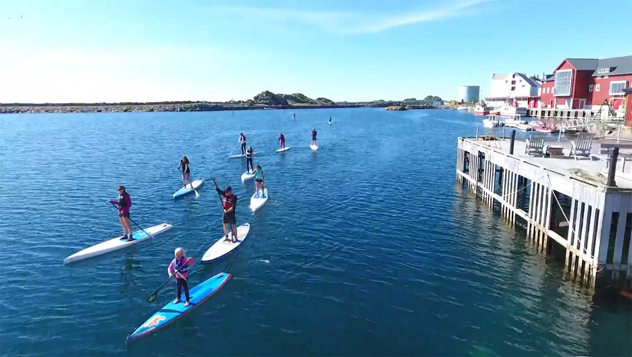 SUP Stand up paddle in Lofoten
